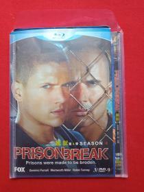 DVD-9光碟存2碟片1盒装FOX完整版《越狱：Prison Break第4季》2009年（葛·艾坦尼斯执导，保罗·舒尔灵编剧，温特沃思·米勒和多米尼克·珀塞尔主演）