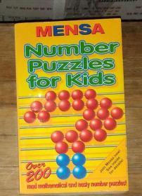英文原版 Mensa Number Puzzles for Kids 著