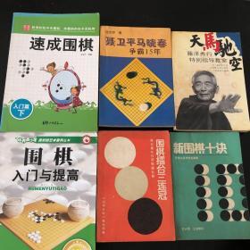 天马驰空 藤泽秀行特别指导教室 聂卫平马晓春争霸15年 围棋擂台赛三连冠 新围棋十诀 日本九段大竹英雄 共4册 合售