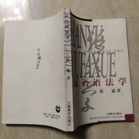 汉语语法学（张斌著1998年7月一版一印）