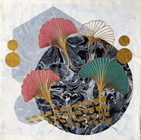 郑秋里 精品油画 抽象系列 尺寸约80X80厘米 ，9款