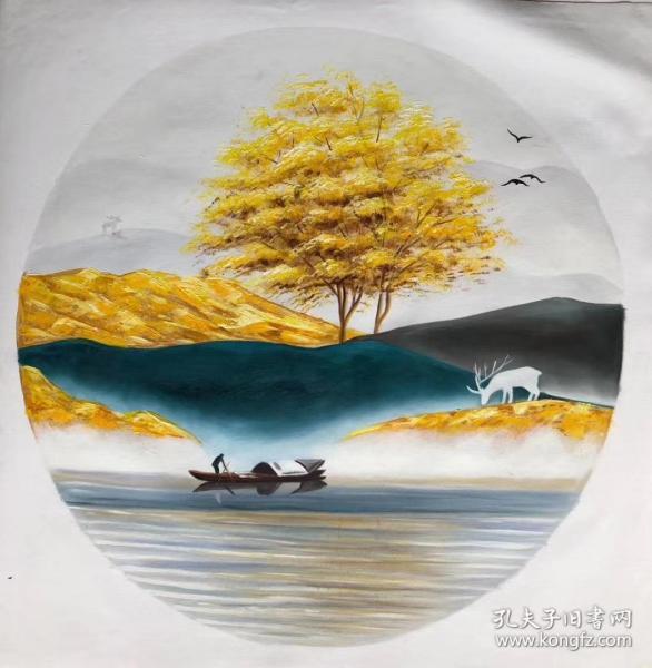 郑秋里 精品油画 抽象系列 尺寸约80X80厘米 ，9款