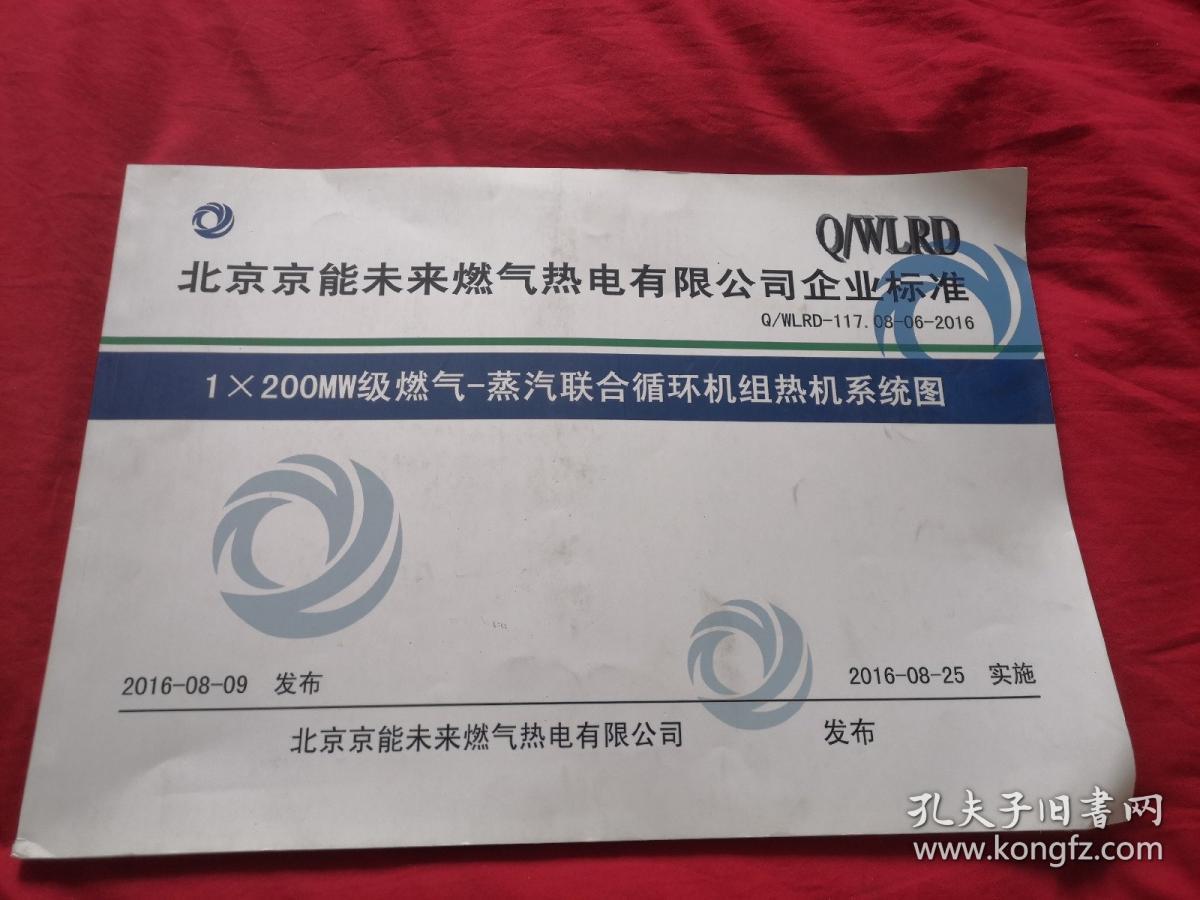 北京京能未来燃气热电有限公司企业标准