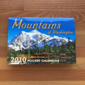 2010年口袋日历：华盛顿的山（英文原版）
2010 Pocket Calendar: Mountains of Washington