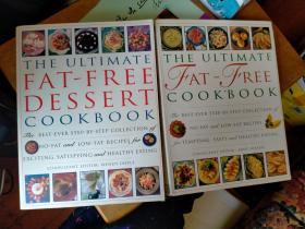 外国食谱：THE ULTIMATE FAT-FREE COOKBOOK、THE ULTIMATE FAT-FREE DESSERT COOKBOOK，两本合售