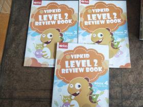 VIPKID LEVEL2 REVIEW BOOK 2---4册 3本合售