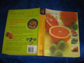 FIVE A Day Fruit Vegetable Cookbook 每日五份果蔬食谱 + 330 Vegetarian recipes for health 330健康素食食谱