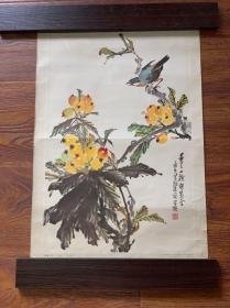 琵琶小鸟（中国画）