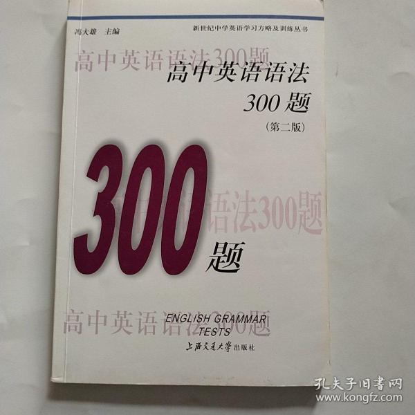 新世纪中学英语学习方略及训练丛书：高中英语语法300题（第2版）