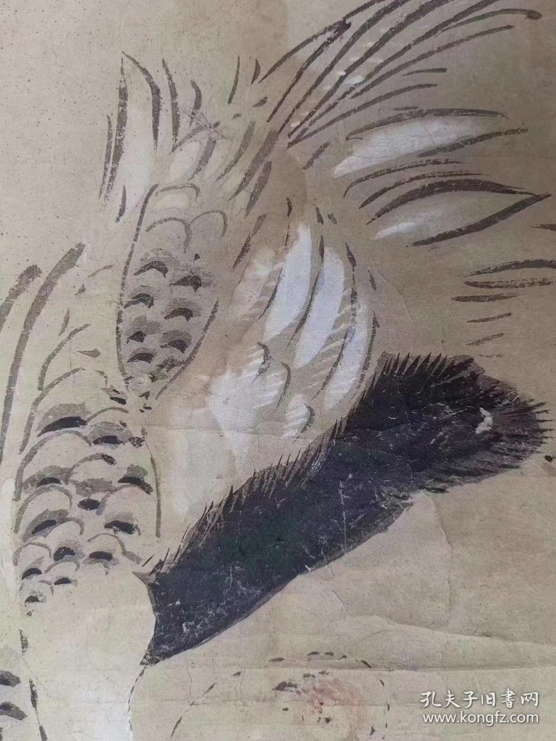 无款老作品 尺寸 93/37 原裱脱壳