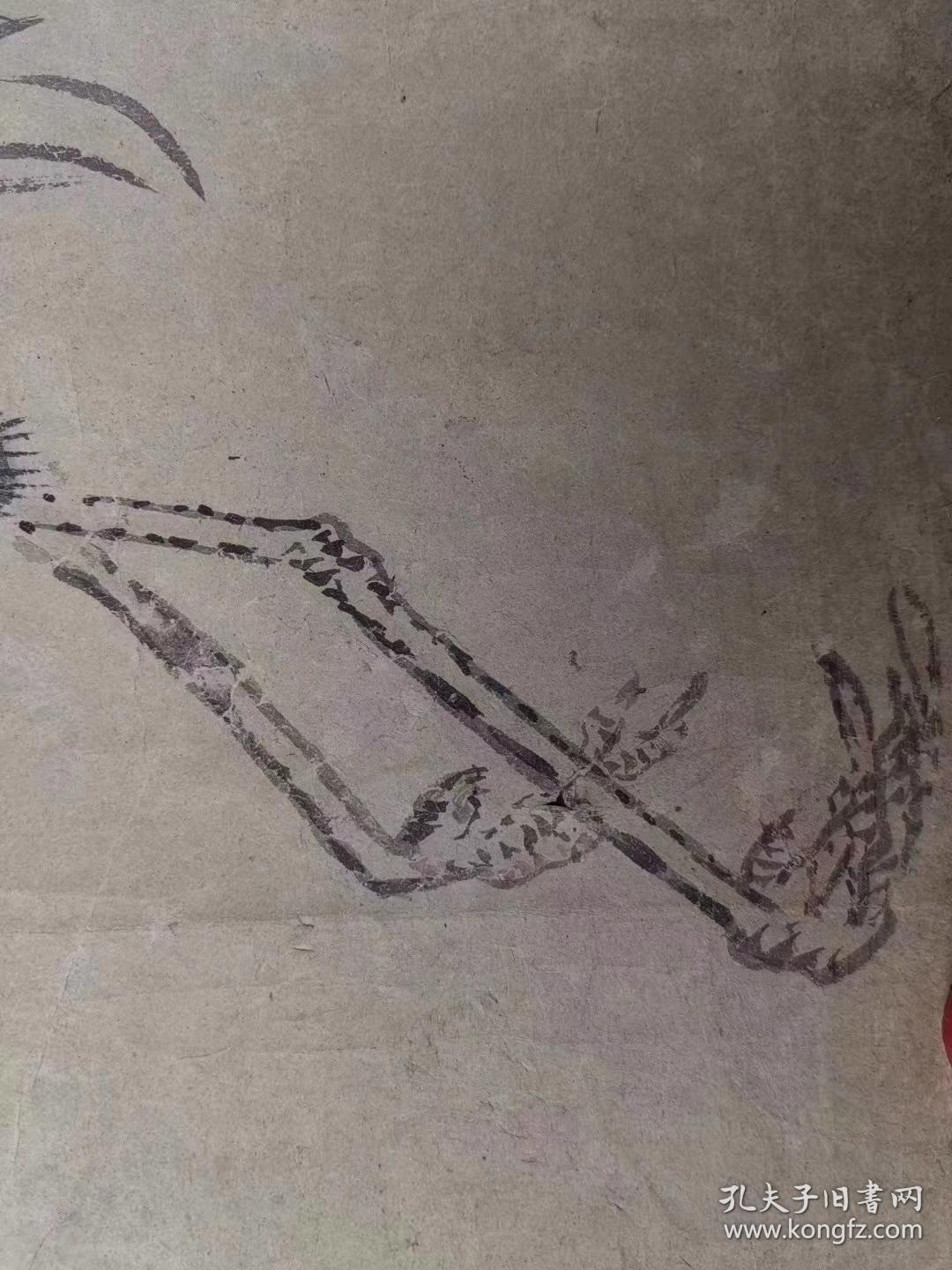 无款老作品 尺寸 93/37 原裱脱壳