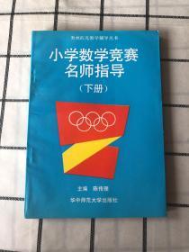 小学数学竞赛名师指导、下册（品佳 内页干净 无写划）