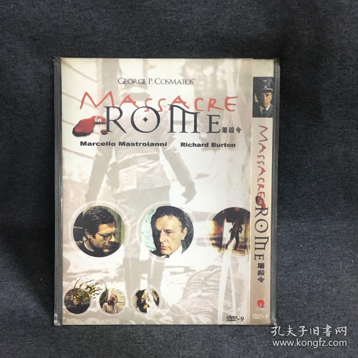 屠杀令  DVD9  光盘 碟片 多网唯一  外国电影 （个人收藏品)绝版 麒麟