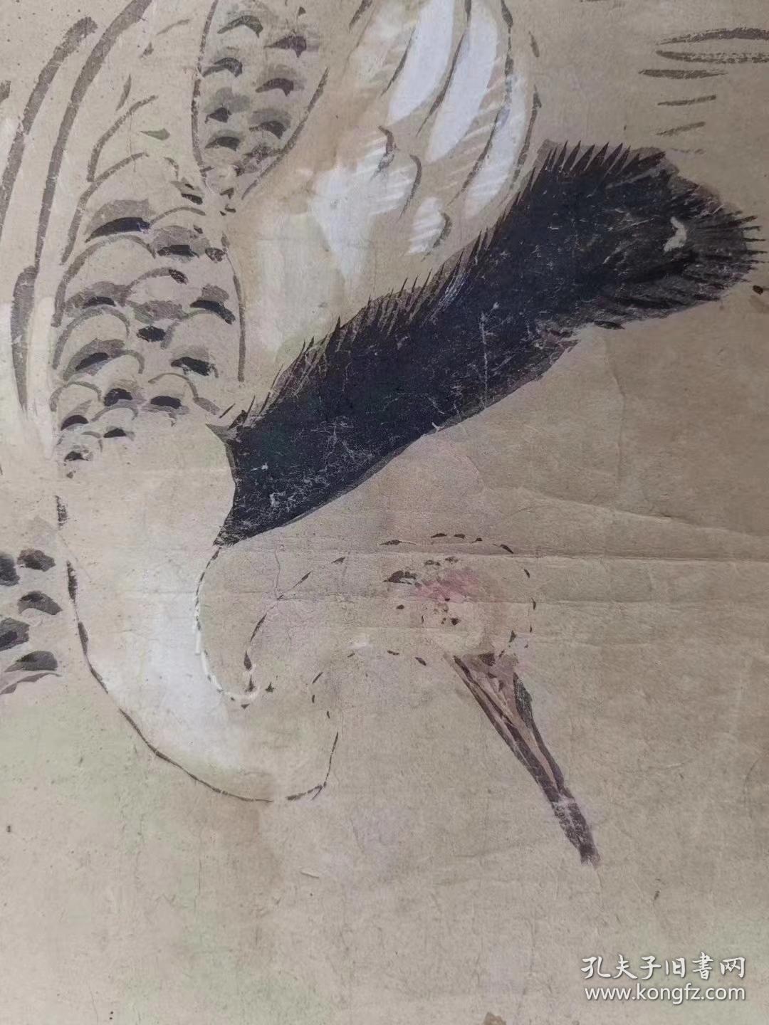 无款老作品 尺寸 93/37 原裱脱壳