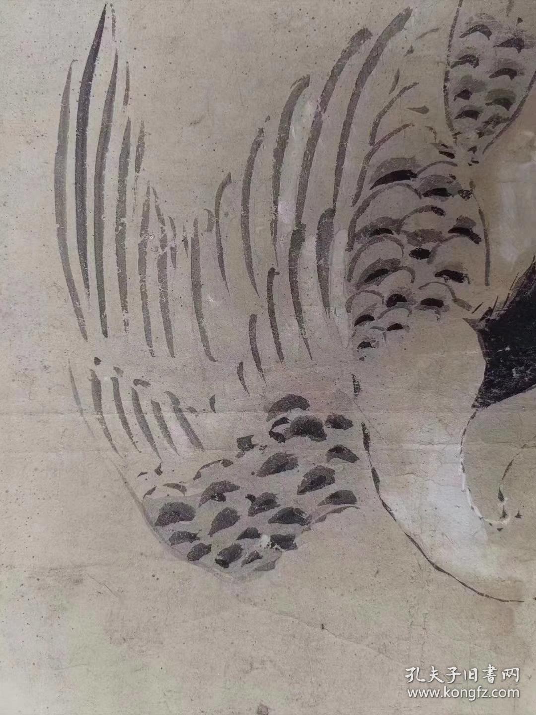 无款老作品 尺寸 93/37 原裱脱壳