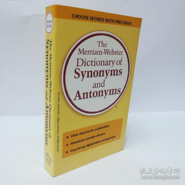 The Merriam-Webster Dictionary of Synonyms and Antonyms