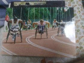 残疾人比赛照片