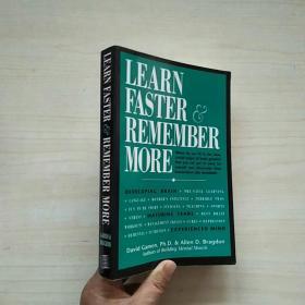 Learn Faster Remember More 记住更多学得更快