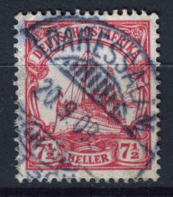 德国邮票 1900年 德占非洲 客邮 信销1枚2 DD