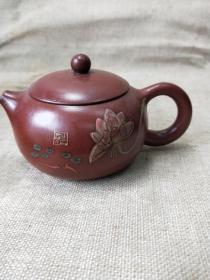清代老的茶壶纯手工制作完整
