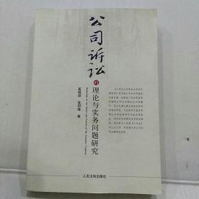 公司诉讼的理论与实务问题研究