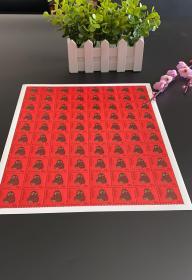 朝鲜猴年整版80枚全新大版票收藏邮品 雕刻版