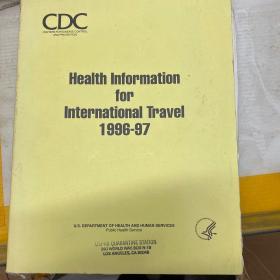 HEALTH INFORMATION FOR INTERNATIONAL TRAVEL1996-97