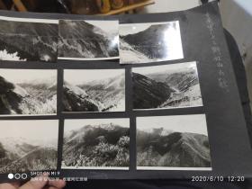 80年代9张四川省米亚罗鹧鸪山山巅的老照片