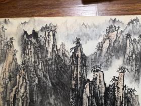 无款（有印  自辨）《水墨山水横幅》