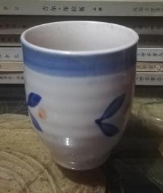 手绘釉下瓷茶杯