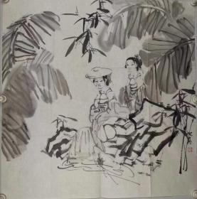 李也青     尺寸   68/68  软件
1961年生于湖北荆州，荆州师院美术专业毕业获文学学士学位，1990年师承孙克先生并于北京画院王明明工作室进修，1992年中国美院刘国辉教授中国人物画高研班深造。1997年中央美术学院王镛教授书画印创作研究方向访问学者。2007年策划中国艺术研究院冯远工作室并任人物画研究班班长。现为中国美术家协会会员，湖北师范大学美术学院院长、教授、硕士研究生导师。