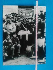 抗战时期，边区人民给刘伯承赠送“常胜将军”锦旗《戎马一生 勋业卓著》12 超大尺寸新闻展览照片
