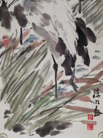 袁海潮     尺寸   105/37   软件
原名光海，号三石斋生，湖南长沙人。
1934年生。曾任中国工艺美术家协会会员，中国美术家协会湖南省分会会员，湖南省文史研究馆馆员，湖南湘绣研究所高级美术师。
2016年，袁海潮因病医治无效，不幸于9月5日凌晨15分逝世，终年82岁。