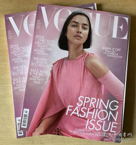 英国版 VOGUE 2020年3月 英文时尚潮流趋势服装杂志