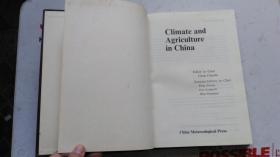 英文原版 Climate and Agriculture in China