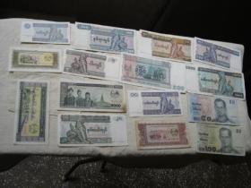 东南亚纸币一些