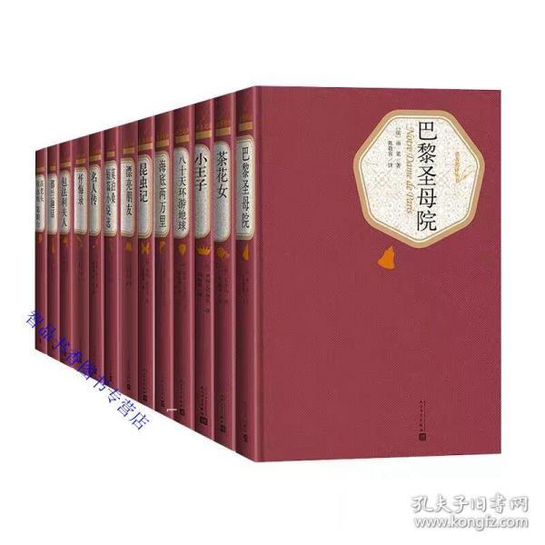 名著名译丛书法国文学全套21种共26册精装 人民文学出版社正版高老头欧也妮葛朗台都兰趣话三个火枪基度山伯爵包法利夫人吉尔·布拉斯+忏悔录名人传约翰克利斯朵夫莫泊桑短篇小说选漂亮朋友昆虫记海底两万里+八十天环游地球小王子红与黑茶花女巴黎圣母院悲惨世界笑面人娜娜