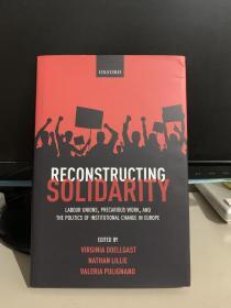 RECONSTRUCTING SOLIDARITY labour unions precarious work and the politics of institutional change in europe（直译：重建团结工会不稳定工作与欧洲制度变革的政治）
