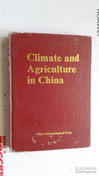英文原版 Climate and Agriculture in China
