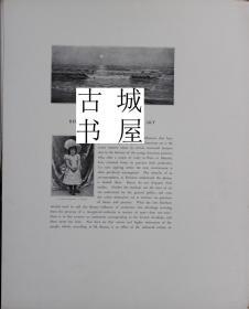 稀缺版《   最新理想的美国艺术 》大量艺术图片 ，约1890年出版，超大开本。精装