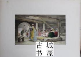 稀缺版《   最新理想的美国艺术 》大量艺术图片 ，约1890年出版，超大开本。精装