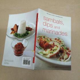 桑巴鱼浸泡和腌制 Sambals Dips and Marinades