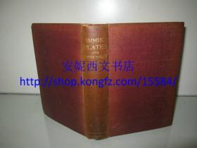（未售）1898年英文《藏书票及其价值》--- Book Plates 英国和美国藏书票，研究藏书票珍贵文献，西方书话，书顶刷金，厚页毛边本