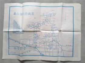 1985年泰山登山路线图