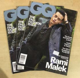 美国版 GQ 2019年9月拉米·马雷克 Rami Malek 英文男士服装杂志