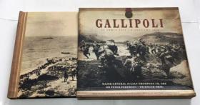 CENTENARY 100YEARS EDITION GALLIPOLI 25 APRIL 1915-9 JANUARY 1916 百年纪念版加利波里1915年4月25日至1916年1月1日 精装 带函套带地图 塑封