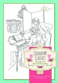 Colour My Classics Jane Austen 简奥斯汀理智与情感 填色书