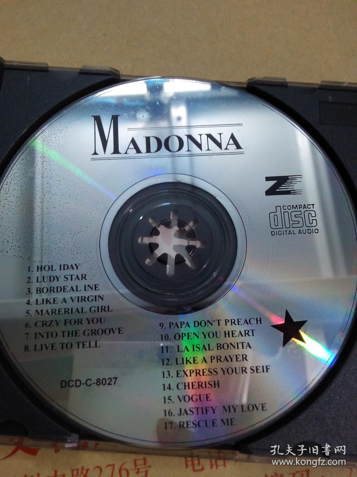 CD：MADONNA 麦当娜   性感超级巨星