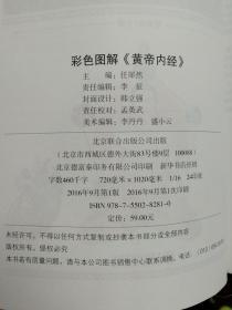 医书四册:《中医四大经典注音注释本》《彩色图解神农本草经》《彩色图解黄帝内经》《彩色图解千金方》