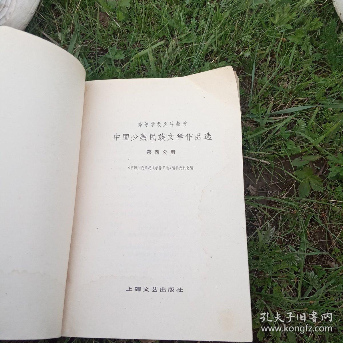 中国少数民族文学作品选第四分册
